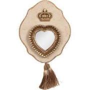 Clayre & Eef Spiegel 19x3x22 cm Beige Kunststof