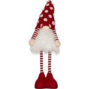 Clayre & Eef Kerstdecoratie met LED-verlichting Kabouter 8x12x56 cm Ro...