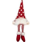 Clayre & Eef Kerstdecoratie met LED-verlichting Kabouter 16x12x32/60 c...