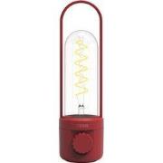 Newdes Tafelamp Coil| Accu| Binnen | Buiten | Dimbaar | Rood