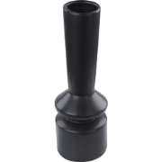 PEANIA - Bloemenvaas - Zwart - Dolomiet