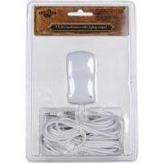 Adapter met vier koppelingen 3 volt 6,9x3,9x4,9 cm