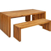 SULZANO - Tuinset 6-zits - Lichthout - Acaciahout