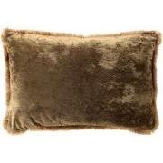 SKYLER - sierkussen 40x60 cm - fluweel - Military Olive - groen