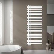 Badkamer radiator middenaansluiting 600x1600 mm wit met LuxeBath unive...