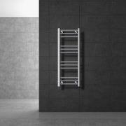 Badkamerradiator Sahara 300 x 800 mm chroom recht met zijaansluiting