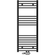 Badkamer radiator middenaansluiting 500x1200 mm antraciet recht met Lu...