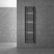 Sahara badkamerradiator 300 x 1400 mm antraciet recht met zijaansluiti...