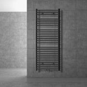 Badkamerradiator Sahara 600x1500 mm antraciet recht met middenaansluit...