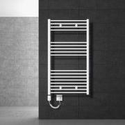 Badkamerradiator Sahara met verwarmingselement 900W 750x1200 mm wit re...
