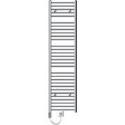 Elektrische badkamerradiator met verwarmingselement 1200W 400x1800 mm ...
