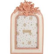 Clayre & Eef Fotolijst 10x15 cm Roze Kunststof