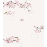 Japanse kersenbloesem - Kinderbehang - 194,8 cm x 280 cm - Walloha