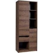 Meubella - Boekenkast Diplo - Eiken - 80 cm