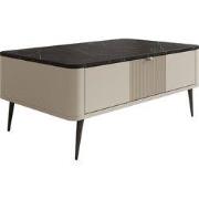 Meubella - Salontafel Mace - Beige - 100 cm