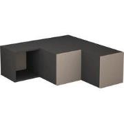 TV-hoekmeubel met 2 laden en 1 vak L90 cm - Compact