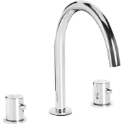 PILCOMAYO - Wastafelkraan - Zilver - Messing