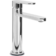 COLHUE - Enkele wastafelkraan - Zilver - 18 cm - Messing