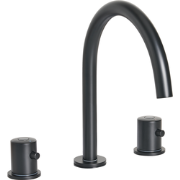 PILCOMAYO - Wastafelkraan - Zwart - Messing