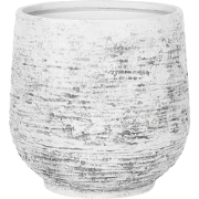 DIONI - Plantenbak - Lichtgrijs - 32 cm - Klei-vezelmengsel