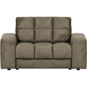 WOOOD Second Date Loveseat - Structure Velvet - Bonsai