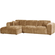 WOOOD Cloud Chaise Longue Bank Links - Chenille - Geel - 80x280x165