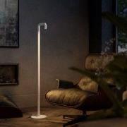 NEWDES | Vloerlamp| PIPE |LED | Dimbaar | 120CM |Wit / oplaadbaar / in...