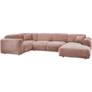 WOOOD Cloud Hoekbank Links - Chenille - Taupe - 80x345x198 cm