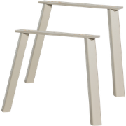 WOOOD Haarlem 4-standen poot - Eiken - Beige - Set van 2