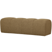 WOOOD Mojo Eetbankje 164 cm Mojo - Bouclé - Geel/Bruin Melange