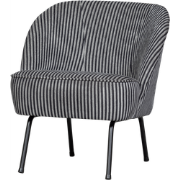 WOOOD fauteuil 3D Vogue - Streep - Midden Bruin