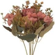 Clayre & Eef Kunstbloem 29 cm Roze Kunststof