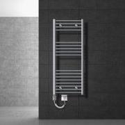 Badkamerradiator Sahara 500 x 1200 mm Chroom gebogen met zijaansluitin...
