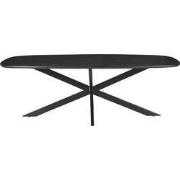 Livingfurn Jesper Danish Oval Black 210cm