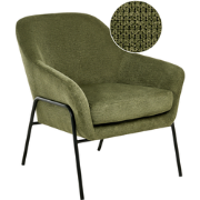 VEDDIGE - Fauteuil - Groen - Polyester