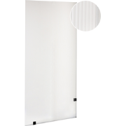 MAHUIDA - Douchescherm - Zwart - Veiligheidsglas