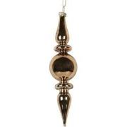 Clayre & Eef Kerstbal Ø 5x19 cm Goudkleurig Glas