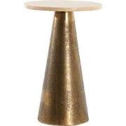 Light & Living - Bijzettafel YNEZ - Ø29x43cm - Bruin