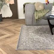 Vintage vloerkleed Ethel Groen/Blauw Groen; Blauw - Polyester - 240 x ...