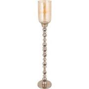PTMD Windlicht Tracy - 22x22x125 cm - Glas - Champagne