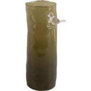 Present Time - Vaas Bird On Branch Large - Army green