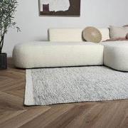 Wollen vloerkleed Taff wit/zwart - Interieur05 wit; zwart - 240 x 340 ...