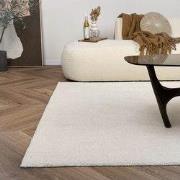 Wollen vloerkleed Twig ivoor/wit - Interieur05 Wit; Creme - 240 x 340 ...