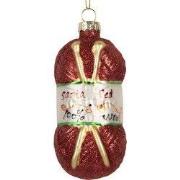 Clayre & Eef Kersthanger Ø 5x10 cm Rood Glas