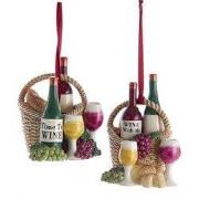 Ornament Wine kunststof h8 cm