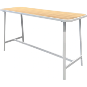 Elmas Bartafel Wit 175x58x95 cm