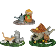 Farm accessoires 3 stuks l6,5xb6xh5cm