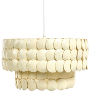 KOTMALE - Kroonluchter - Lichtbeige - Kokosnootschil