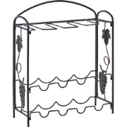 DONEGAL - Wijnrek - Zwart - IJzer