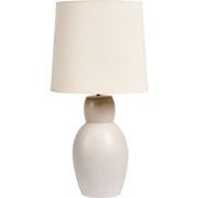 DEDURU - Tafellamp - Beige - Keramiek